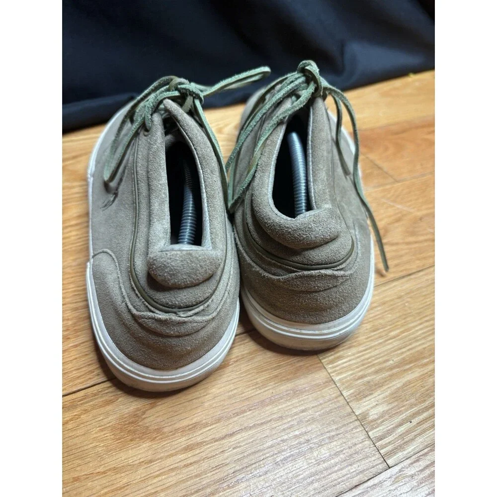 Polo Ralph Lauren Sneakers Mens 13 D Faxon Mid II Olive Suede Shoes Oxford